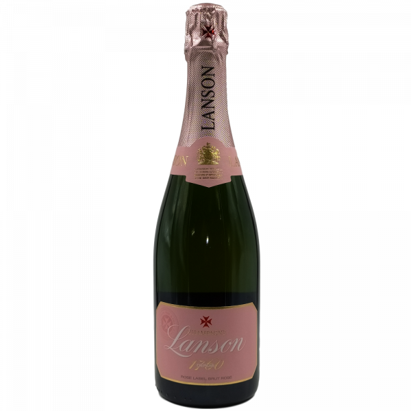 Rose Label Brut Rosé Champgne AOC Lanson