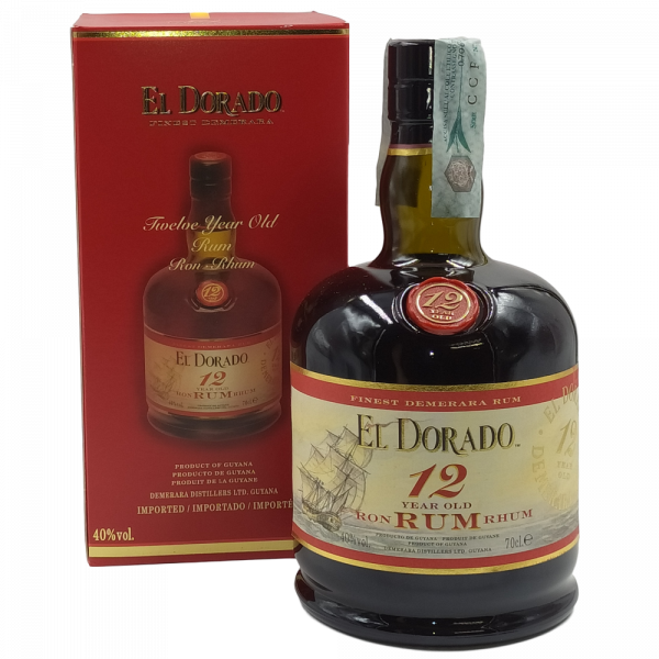Finest Demerara Rum 12 Year Old El Dorado